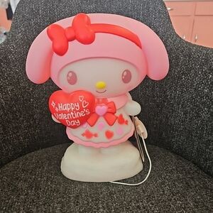 NWT 12" Hello Kitty Happy Valentine's Day My Melody Blow Mold by Sanrio